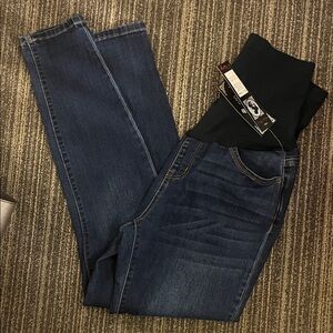 High Rise Dark Blue Women's Jeans